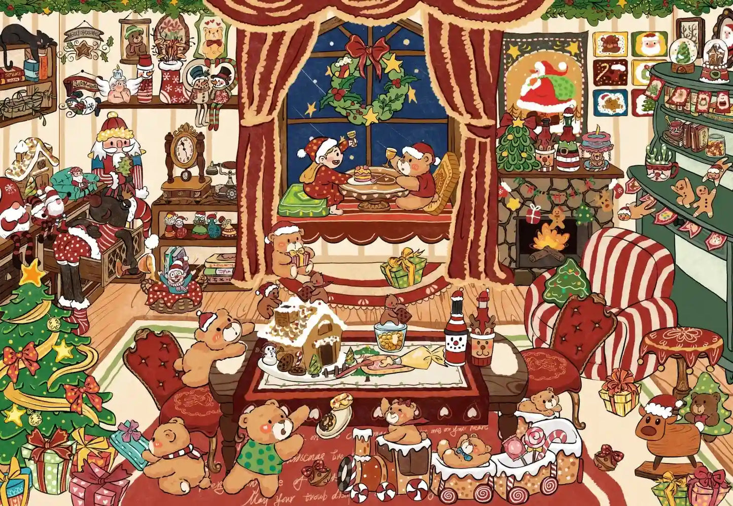 Bear Christmas House