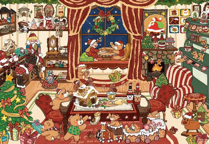 Bear Christmas House