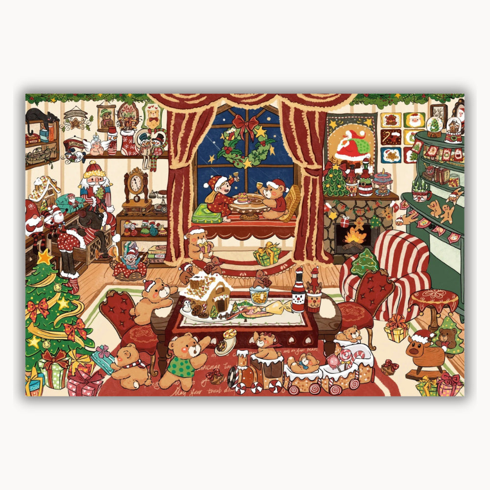 Bear Christmas House