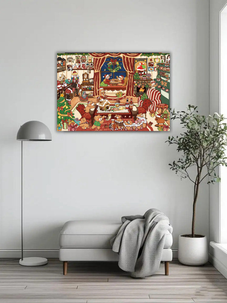 Bear Christmas House