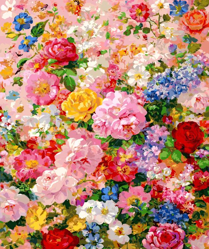 Beautiful Flower Wall