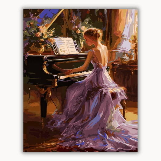 Beautiful female pianist 4