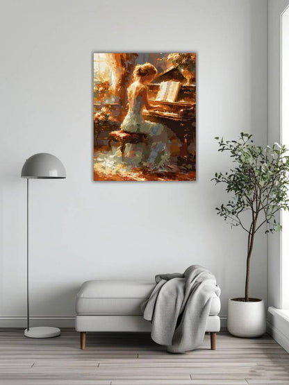 Beautiful female pianist 5