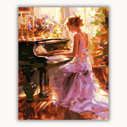 Beautiful female pianist 6