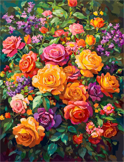 Blooming flowers
