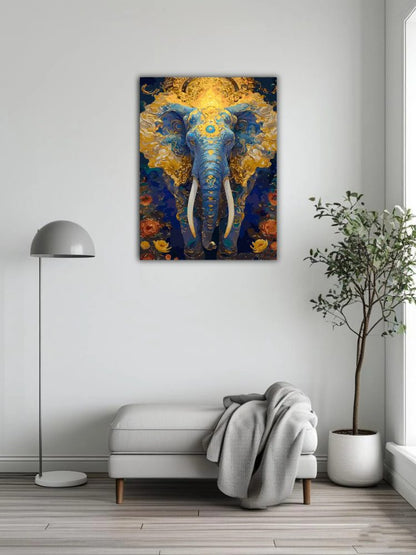 Blue Golden Elephant 1