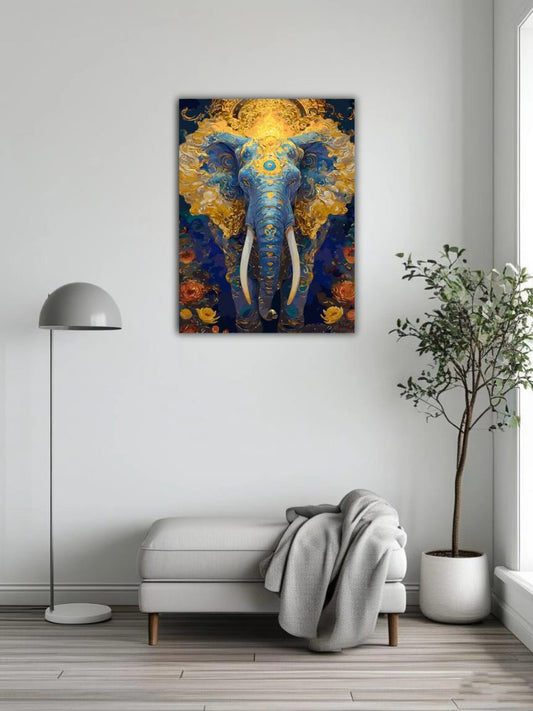 Blue Golden Elephant 1