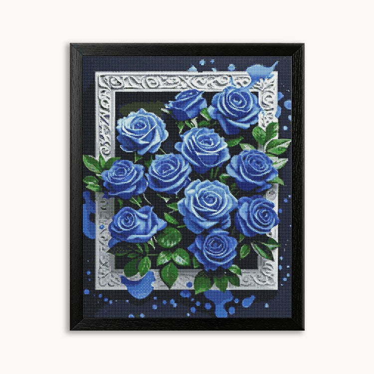 Blue Rose Dream Diamond Painting 30/40 40/50 50/60
