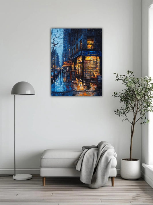 Bookstore on a Rainy Night 1