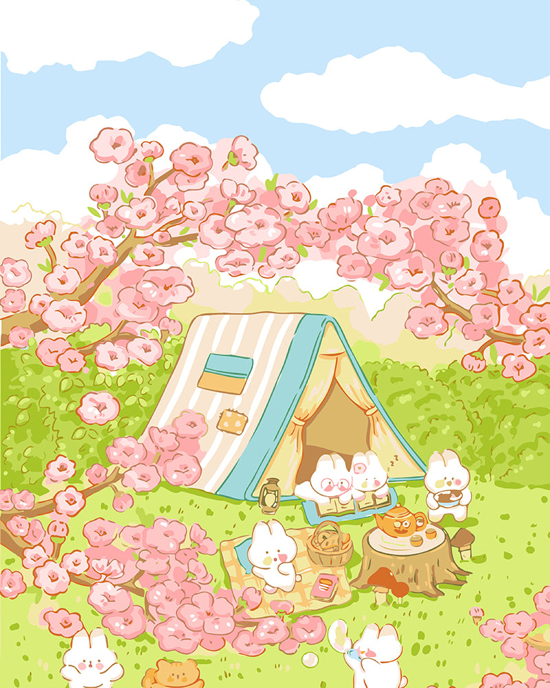 Bunny Camping