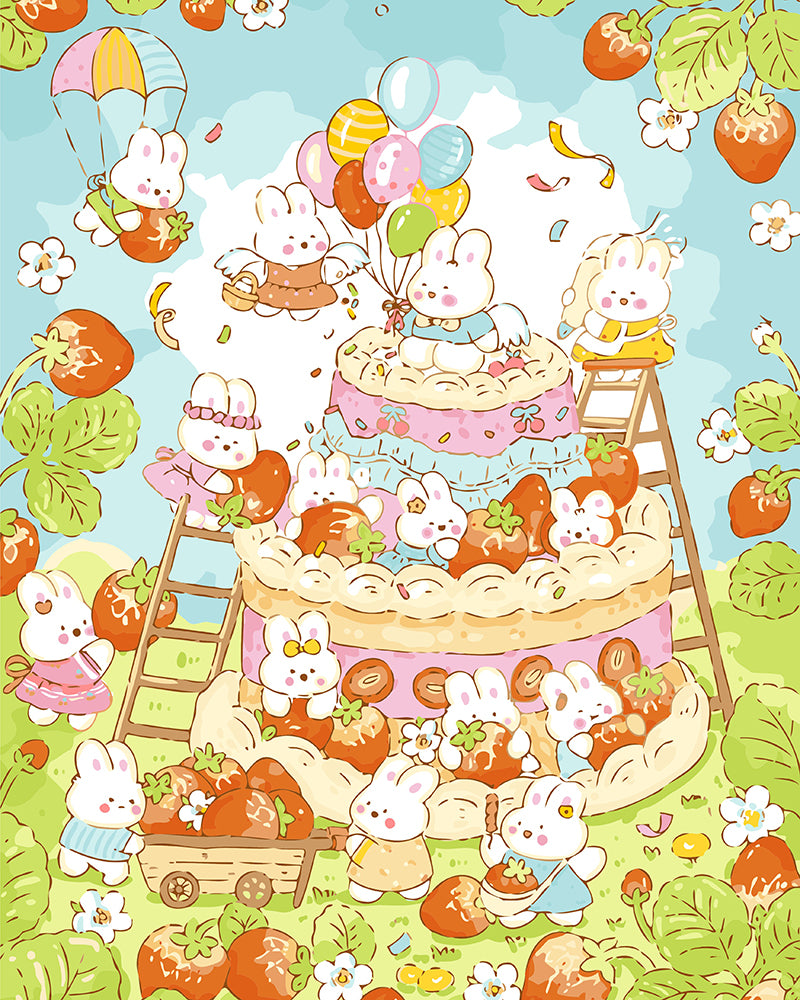 Bunny's Strawberry Cake