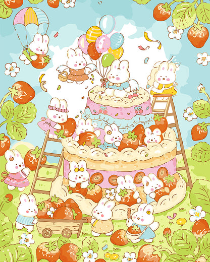 Bunny's Strawberry Cake