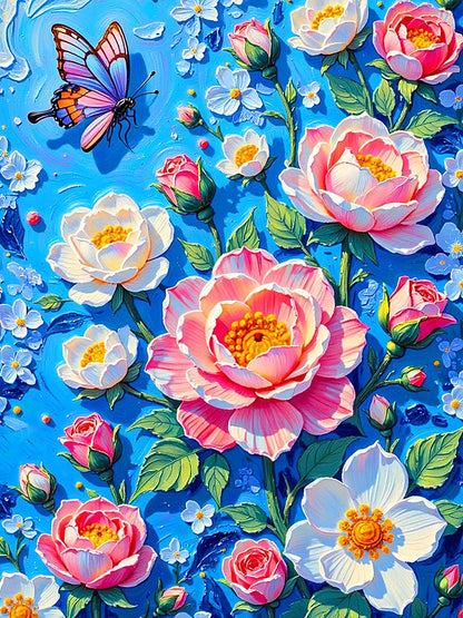 Floral Harmony in Flight 3