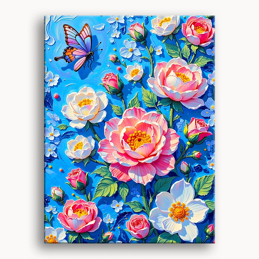Floral Harmony in Flight 3