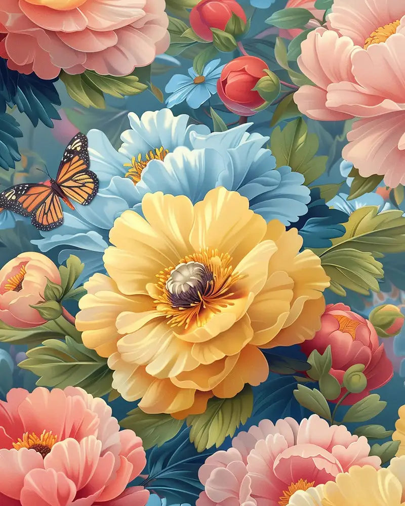 Butterfly Love Flower 3