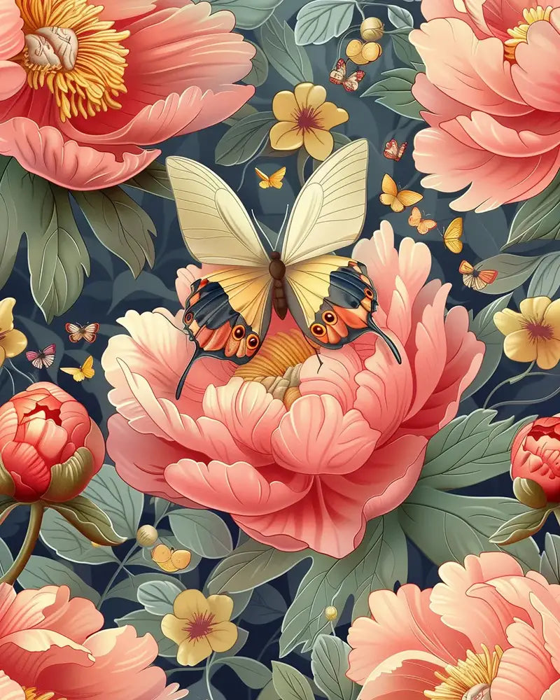 Butterfly Love Flower 4