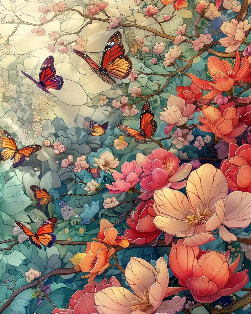 Butterfly Love Flower 7