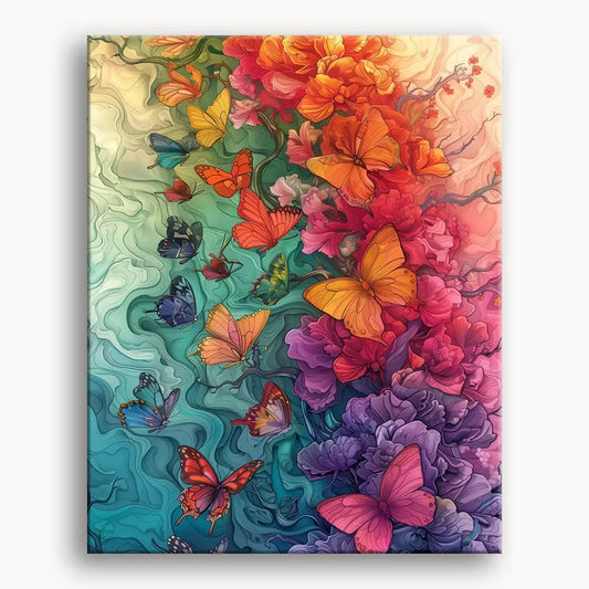 Butterfly Love Flower 8