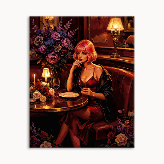 Candlelight Chat Paint By Numbers