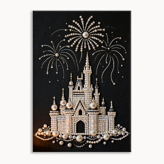 Castle Night Pearl Painting