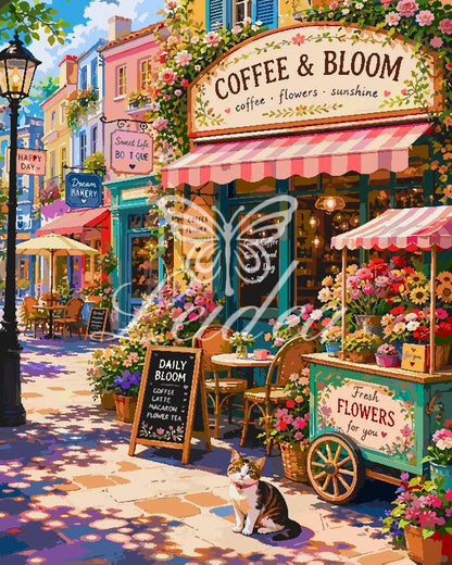 Cat Patisserie Paint By Numbers