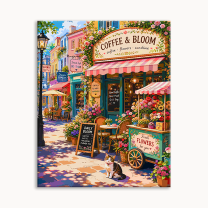 Cat Patisserie Paint By Numbers