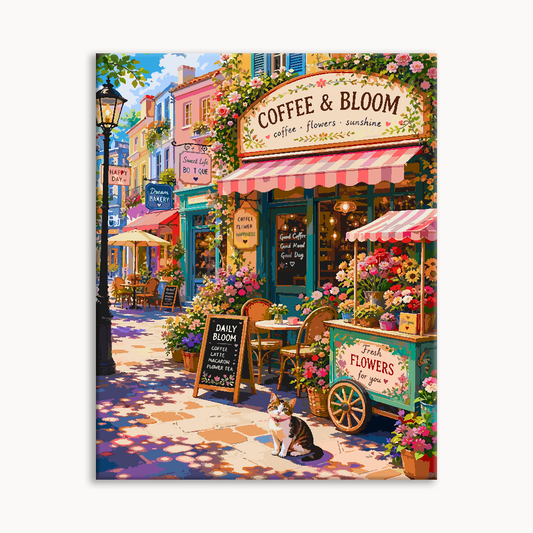 Cat Patisserie Paint By Numbers
