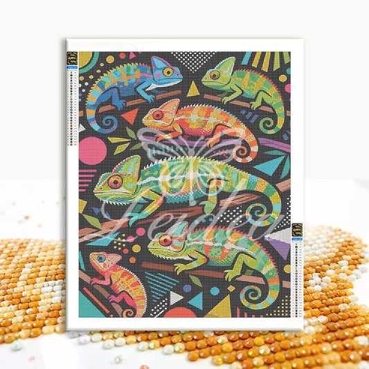 Chameleon Diamond Painting 30/40 40/50 50/60