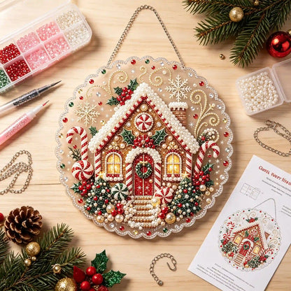 Christmas 10 Pearl Diamond Painting Suncatcher Kit
