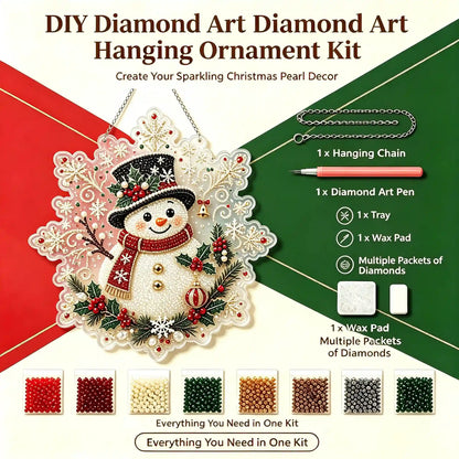 Christmas 11 Pearl Diamond Painting Suncatcher Kit