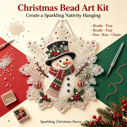 Christmas 11 Pearl Diamond Painting Suncatcher Kit