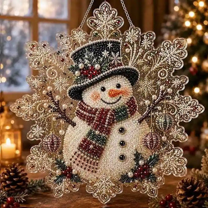Christmas 11 Pearl Diamond Painting Suncatcher Kit