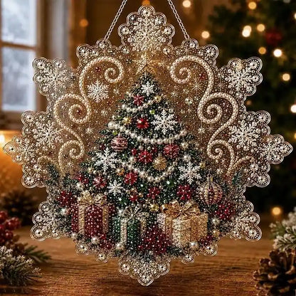 Christmas 12 Pearl Diamond Painting Suncatcher Kit