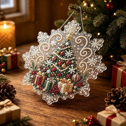 Christmas 12 Pearl Diamond Painting Suncatcher Kit