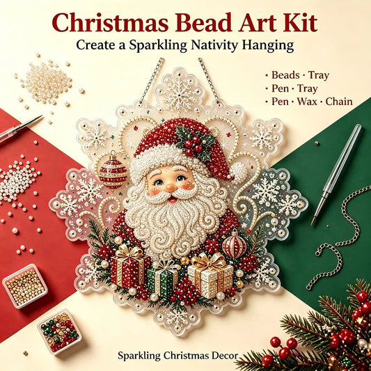 Christmas 13 Pearl Diamond Painting Suncatcher Kit