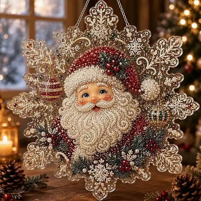Christmas 13 Pearl Diamond Painting Suncatcher Kit