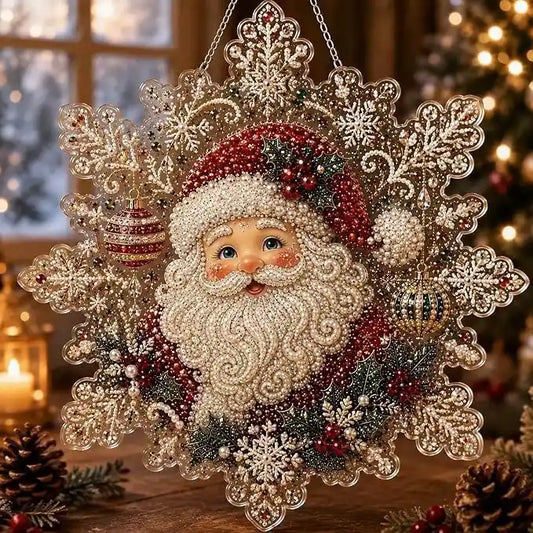 Christmas 13 Pearl Diamond Painting Suncatcher Kit