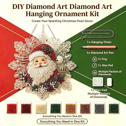 Christmas 13 Pearl Diamond Painting Suncatcher Kit
