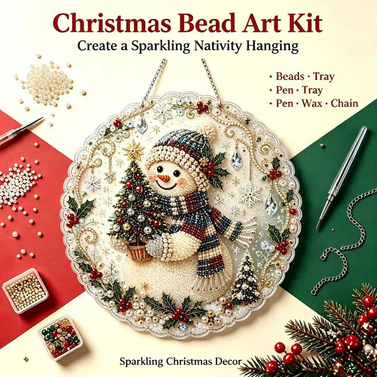 Christmas 16 Pearl Diamond Painting Suncatcher Kit