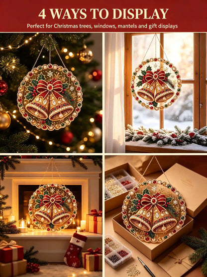 Christmas 3 Pearl Diamond Painting Suncatcher Kit