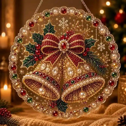 Christmas 3 Pearl Diamond Painting Suncatcher Kit