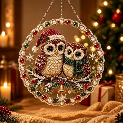 Christmas 5 Pearl Diamond Painting Suncatcher Kit