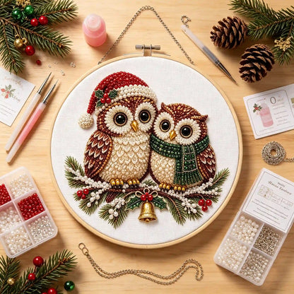 Christmas 5 Pearl Diamond Painting Suncatcher Kit