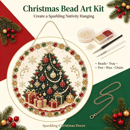 Christmas 8 Pearl Diamond Painting Suncatcher Kit