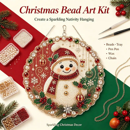 Christmas 9 Pearl Diamond Painting Suncatcher Kit