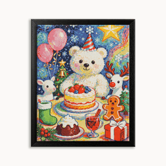 Christmas bear Diamond Painting 30/40 40/50 50/60