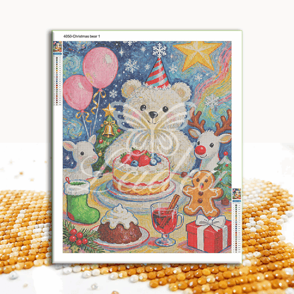 Christmas bear Diamond Painting 30/40 40/50 50/60