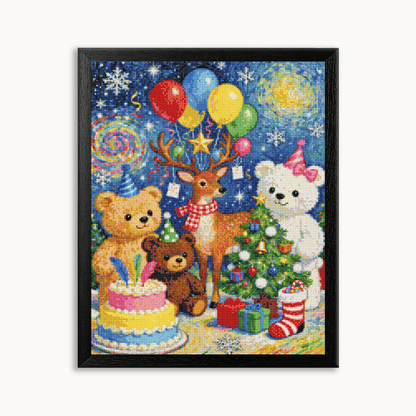 Christmas bear Diamond Painting 30/40 40/50 50/60