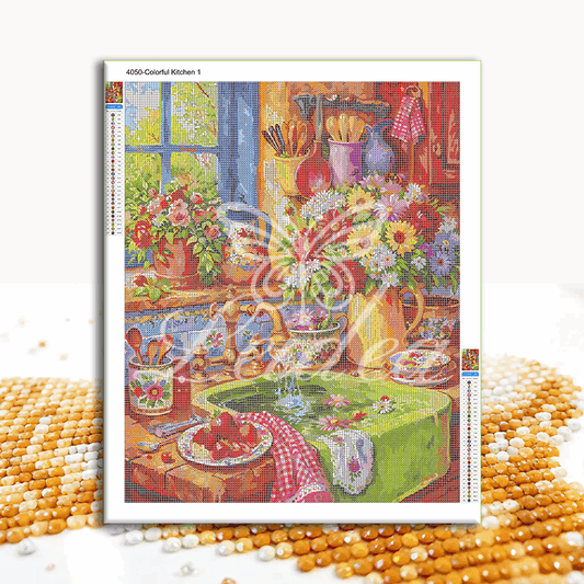 Colorful Kitchen 1 Diamond Painting 30/40 40/50 50/60