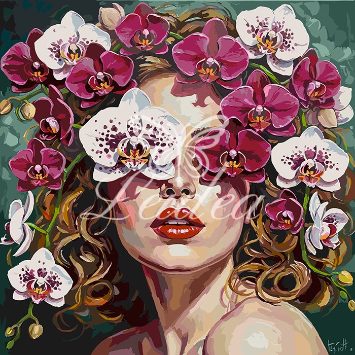 Crimson Petal Curly Lady